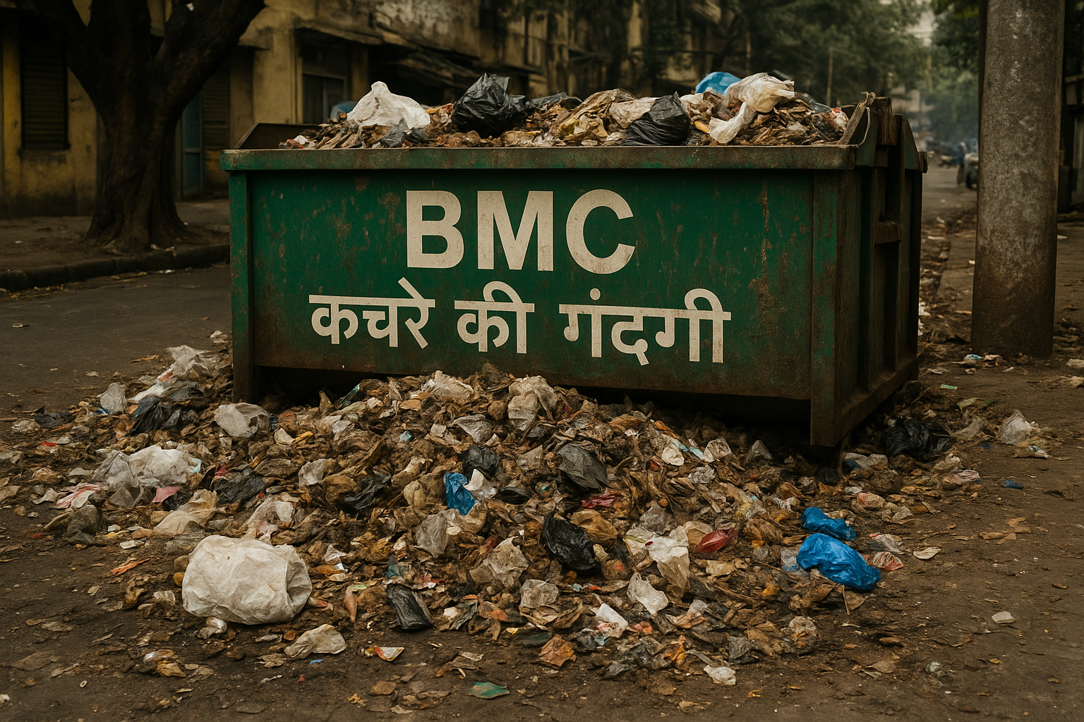 “गोरेगांव पूर्व में कचरे का अंबार, BMC की लापरवाही से आमजन परेशान”